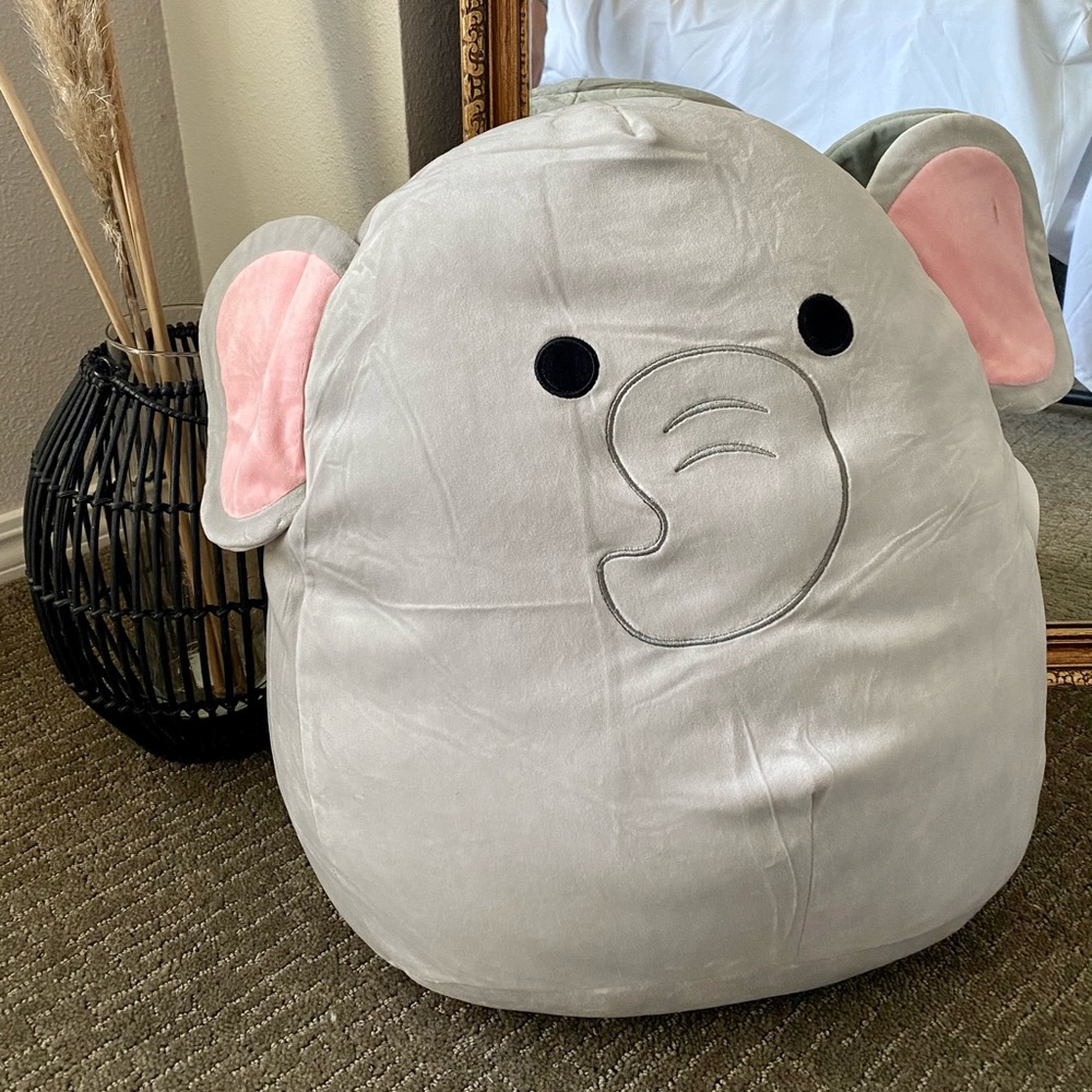Squishmallows mila elephant 16” nwt